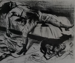 antitacta:  Otto Dix, Scéne de meutre (Murder scene), 1922.