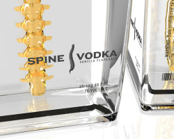 psychedelicately:    vanilla flavoured spine vodka Johannes Schulz
