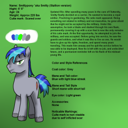 Smittypony updated Stallion referenceThis is use for continuation