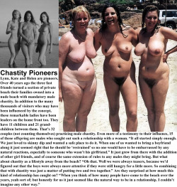 Even before the fantasy Chastity Island brochures, I created