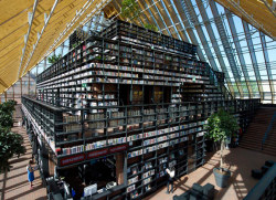 jockohomo:  Who doesn’t love a giant book mountain?! This is