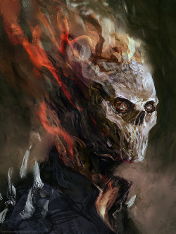 fer1972:  Ghost Rider by Brent Hollowell