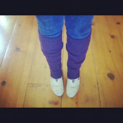 Because leg warmers. (Taken with Instagram)