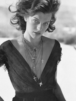 supermodelshrine:  Milla by Peter Lindbergh, 2005