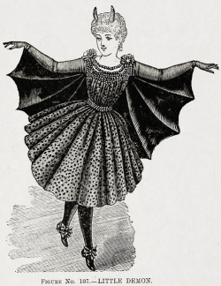 Victorian Fashion Print “Little Demon“  