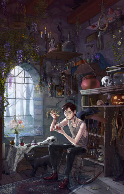 beastlyart:  alliartist:   The Witch’s Son by ~Auroaronkitten