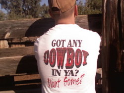 Who would say no to a cowboy?