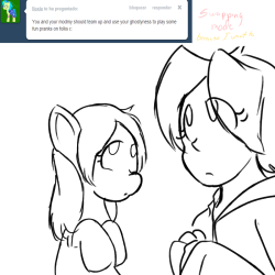 ask-ponyghost:  you have greats ideas lloxie! ((let’s have