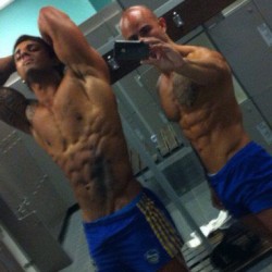 musclelover:  be-a-shreddedkunt-or-die-mirin:  Zyzz and Philray