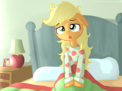 theponyartcollection:  Good Morning Applejack! by ~Frankier77