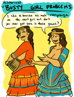 bustygirlcomics:  Min-ow-an Gowns.  The ancient Minoans were