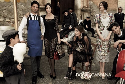 ad1os:   Monica Bellucci, Bianca Balti, Bianca Brandolini Dolce & Gabbana Fall Winter 2013 Italia, gracias  