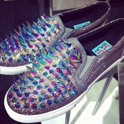 jeffreycampbellshoes:  As seen at Nordstroms: The Scrape. Rainbow