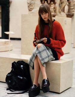 pxxies:  Edie Campbell, love this shoot 