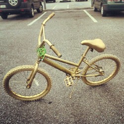 Gold bike XD  (Taken with Instagram)