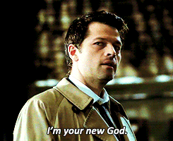 castielisdeansbaby:   #when misha just got to be himself  ACTUALLY,
