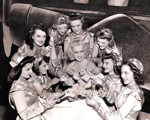  Joan Carroll A press photo published in the January 31st - 1942 issue of the ‘Philadelphia Inquirer’ newspaper, shows Joan Carroll surrounded by her chorus girls at the 'TROC Theatre’.. The photo was taken to publicize her “Buy