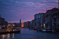 theresasees:  Venice, Italy - the Grand Canal at sunrise. 