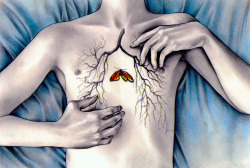 wryer:  A new drawing, “Between Two Lungs” :~) 