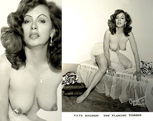 Faye Mignon    aka. “The Flaming Tigress”..