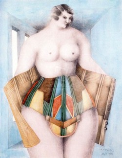 thenoiseinme:  Richard Lindner - The Corset