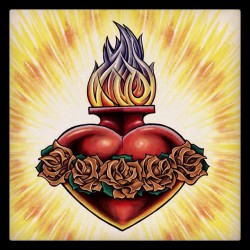 jobyc:  Immaculate Heart of Mary #sacredheart #roses #heart #tattoo