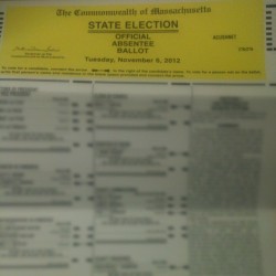 Just voted! #rockthevote #2012  (Taken with Instagram)