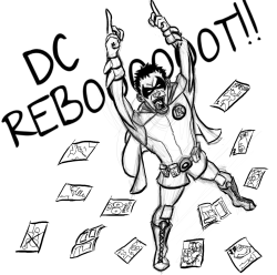 Damian’s reaction to the recent DC Reboot. Which is funny