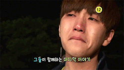 orange-sandeul:  Sandeul’s tears  NO BABY NO I JUST UGH DONT