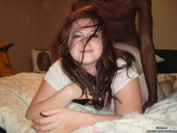 bbcslutwanted757:  amy4black:  She looks so happy :) And she