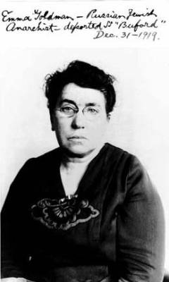 Sexual revolutionary, anarchist, Emma Goldman.