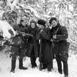 humanoidhistory:  Poland, 1943. Photographer Faye Schulman reunites