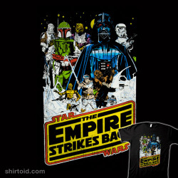 shirtoid:  The Empire Strikes Back available at 80sTees  I want