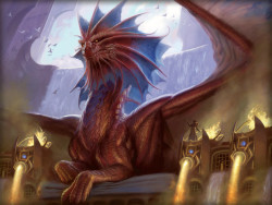 Niv-Mizzet, Dracogenius Art Print by Todd Lockwood Awww Yess