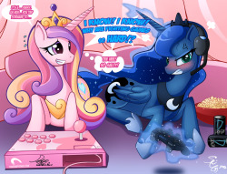 askprincessmolestia:  Gamer Luna Fan Art Contest 2 - 10 Art by Seriyuga