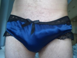 Love the satin sissy panties