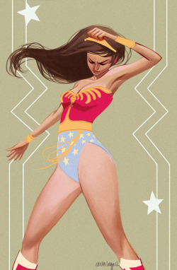 birdstump:  Wonder Woman, by Ericka Lugo 