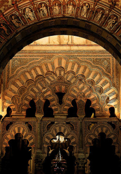  Arches at the Mezquita A church built on the site of an ancient