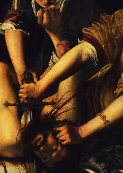  Artemisia Gentileschi, Judith Slaying Holofernes (detail), ca.