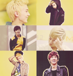  color meme: chunji + yellow / requested by gyuwi 
