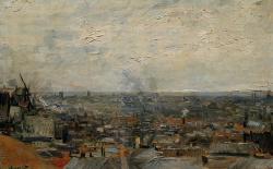  Vincent van Gogh, View of Paris from Montmartre. 