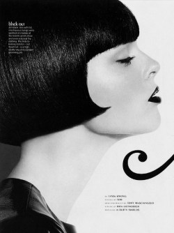 inspirationgallery:  Coco Rocha by Ishi. Hair and make-up by