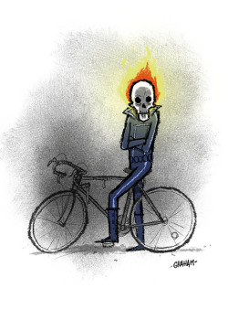 awyeahcomics:  Ghost Rider by Graham Annable 