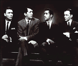classichollywoodcentral:  The Rat Pack (minus Joey Bishop). Read