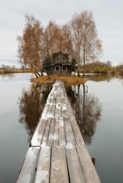 self-notself:  Paradise - a little cabin in the woods. INTP Zen