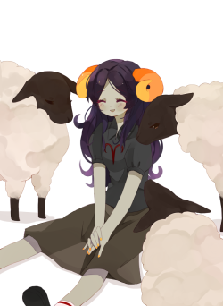 plushi:  aradia the cute little sheep girl and friends you have