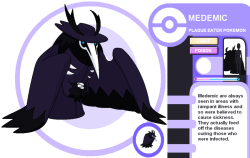 fantasticfakemon:  Amazing Fakemon based on plague doctors. Medemic