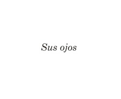 aloquemerefiero:  Pensar en sus ojos me causan insomio. Tan solo