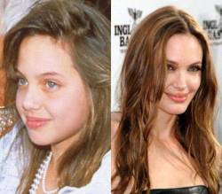 Celebrities, now and then