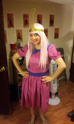 Sooo here’s a full body-ish picture of me as Princess Bubblegum.